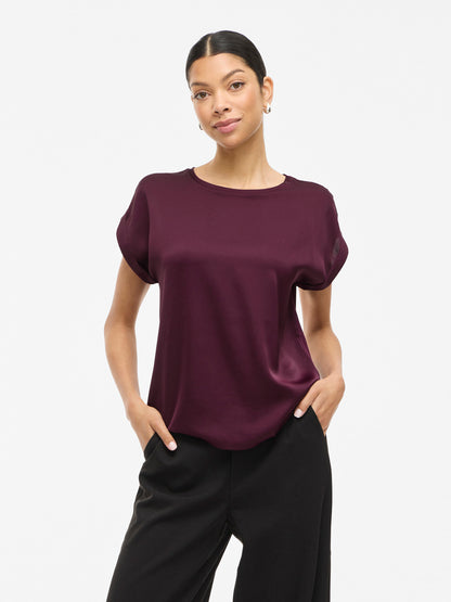 VIELLETTE SHORT SLEEVED TOP