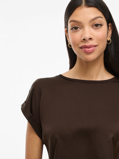 VIELLETTE SHORT SLEEVED TOP