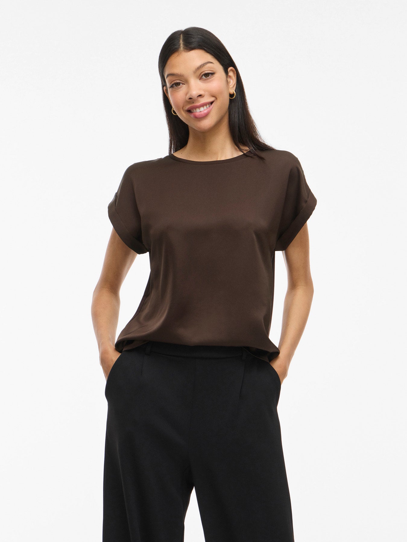 VIELLETTE SHORT SLEEVED TOP