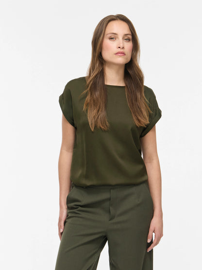 VIELLETTE SHORT SLEEVED TOP