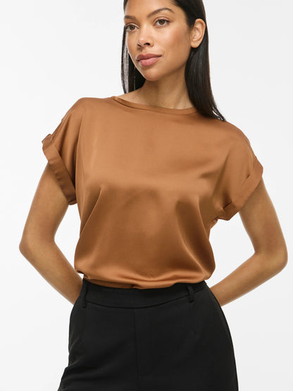 VIELLETTE SHORT SLEEVED TOP