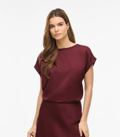 VIELLETTE SHORT SLEEVED TOP