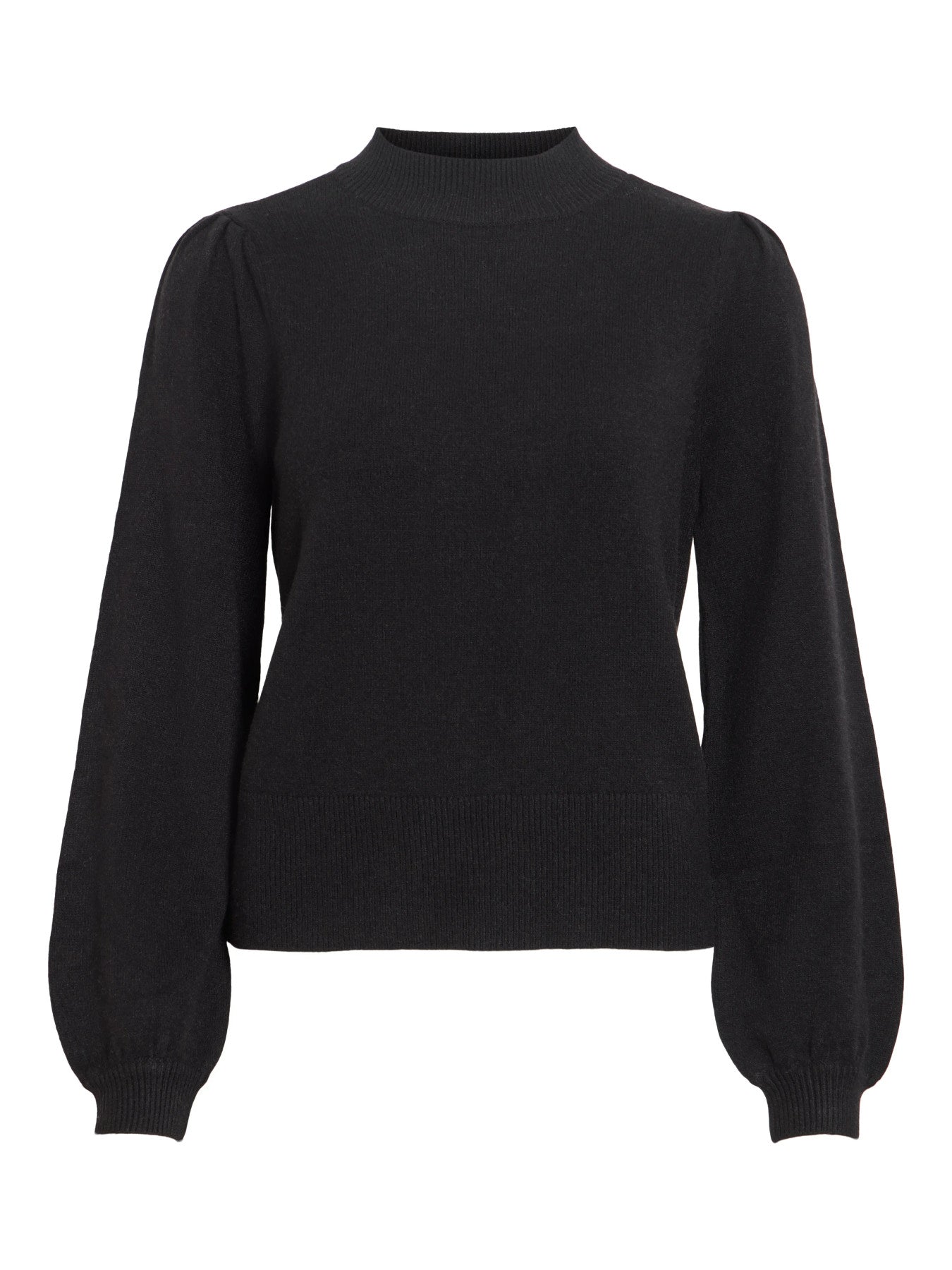 Turtle Neck Balloon Long Sleeve Top