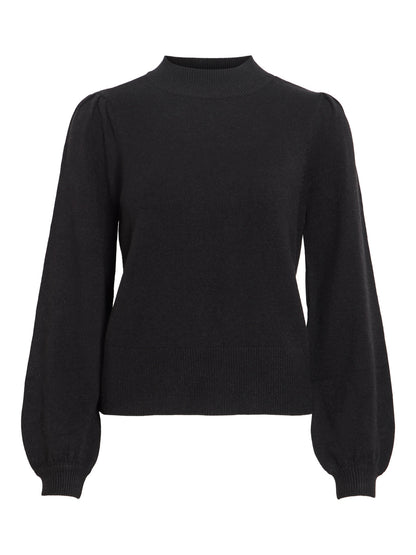 Turtle Neck Balloon Long Sleeve Top