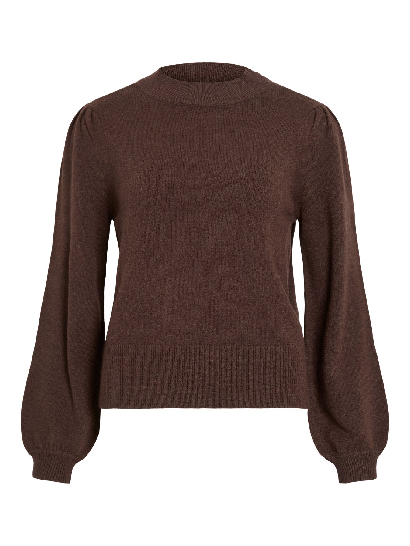 Turtle Neck Balloon Long Sleeve Top