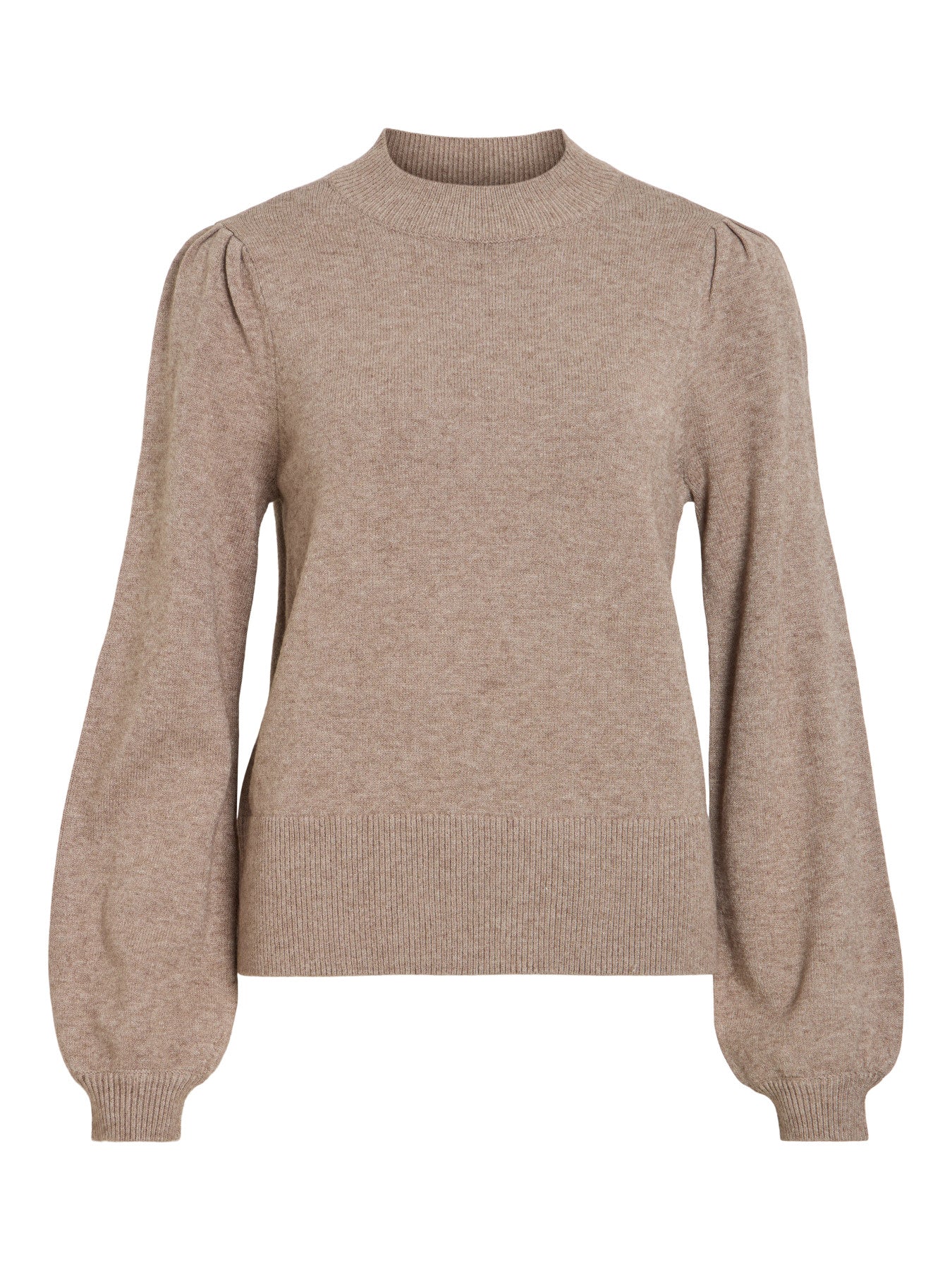 Turtle Neck Balloon Long Sleeve Top