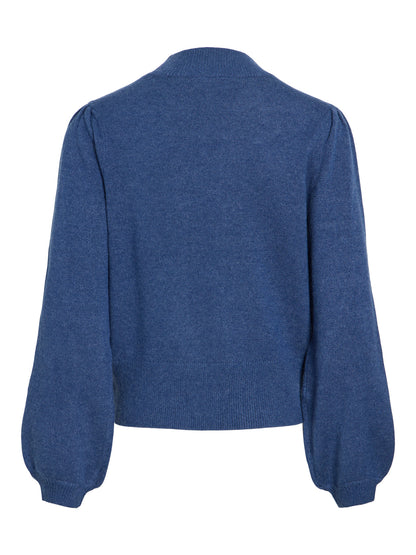 Turtle Neck Balloon Long Sleeve Top