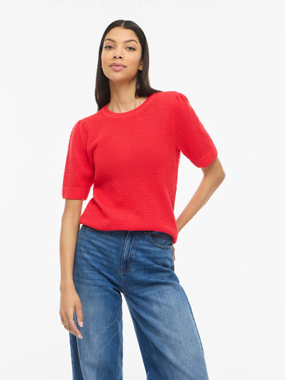 Dalo Short Sleeve Knit Top