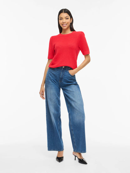 Dalo Short Sleeve Knit Top