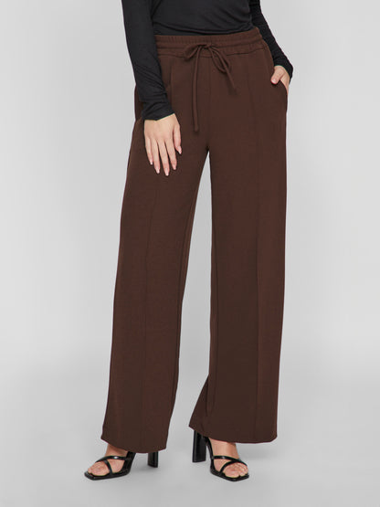 VICLUA HIGH WAISTED WIDE-LEG TROUSERS