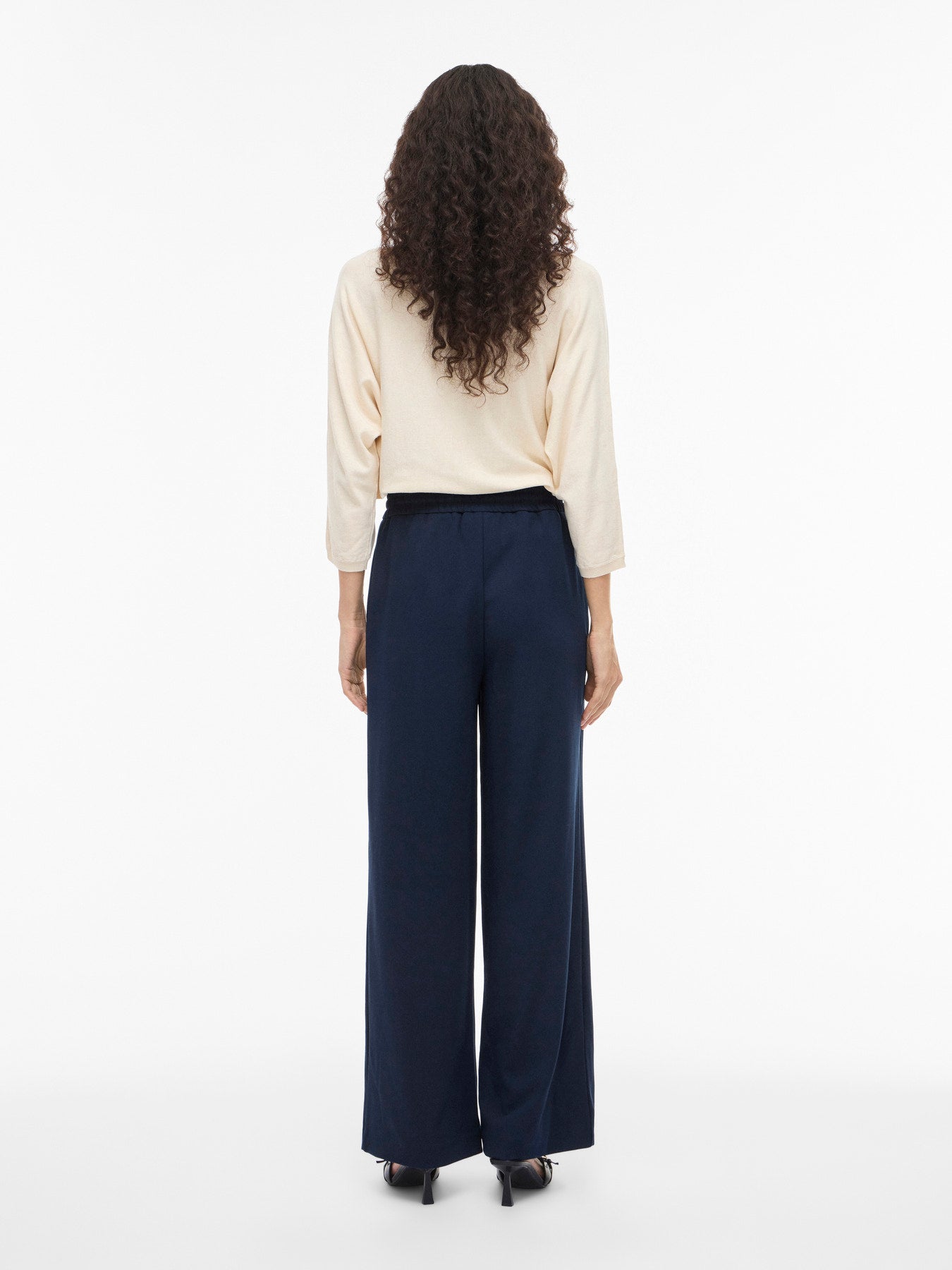 Clua High Waisted Wide Leg Trousers