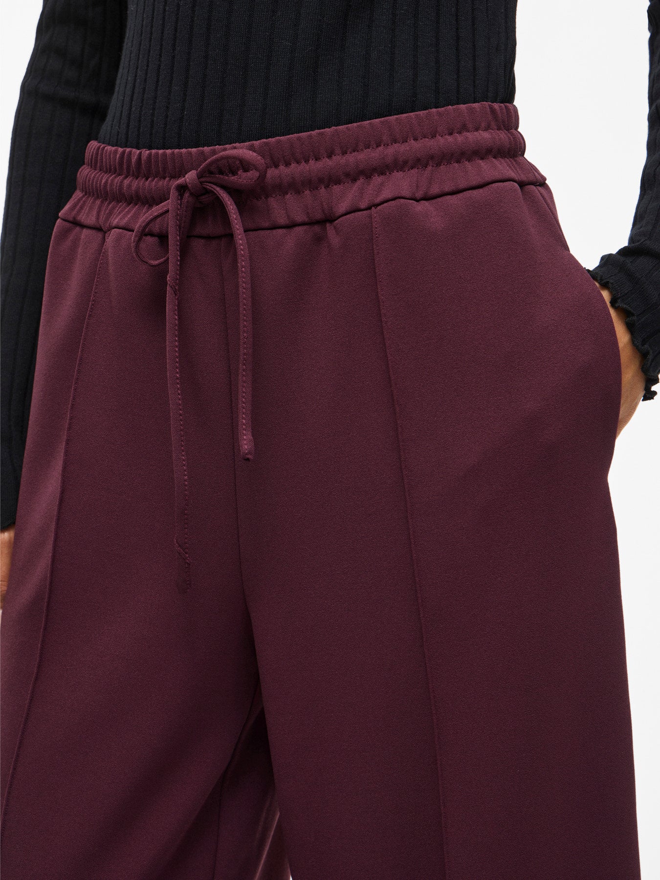 VICLUA HIGH WAISTED WIDE-LEG TROUSERS