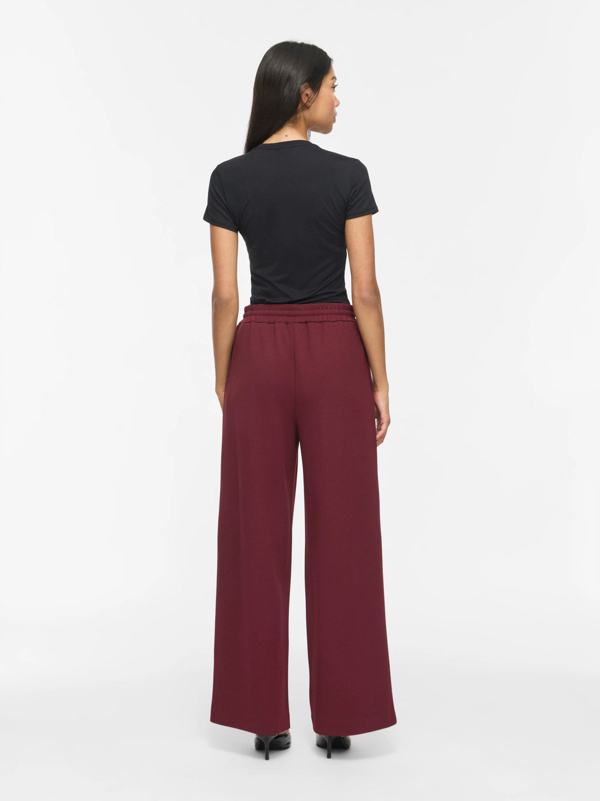 Clua High Waisted Wide Leg Trousers