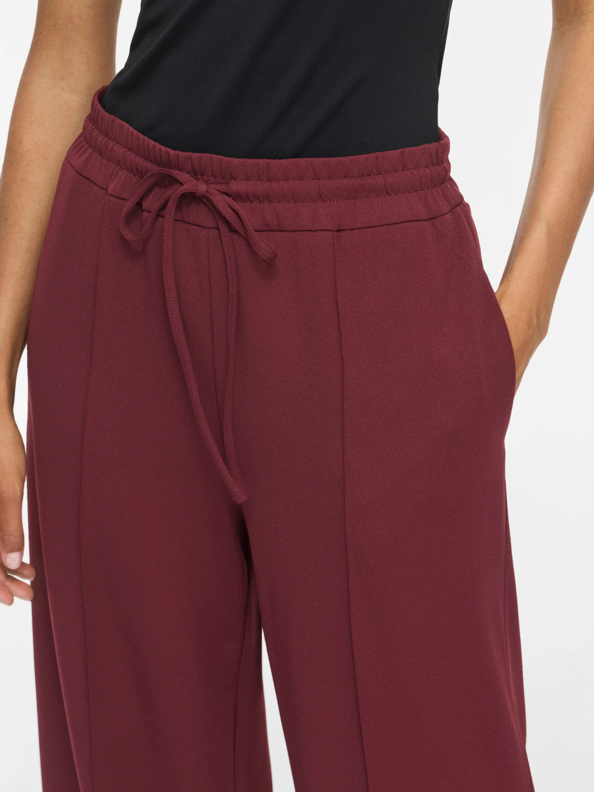 Clua High Waisted Wide Leg Trousers