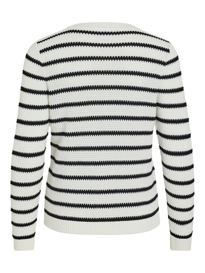 Dalo Long Sleeve Stripe Knit Top