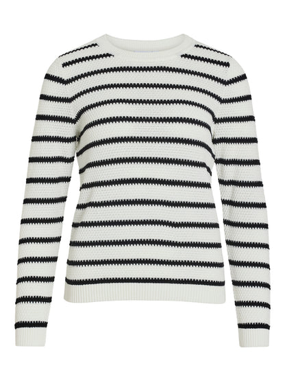 Dalo Long Sleeve Stripe Knit Top