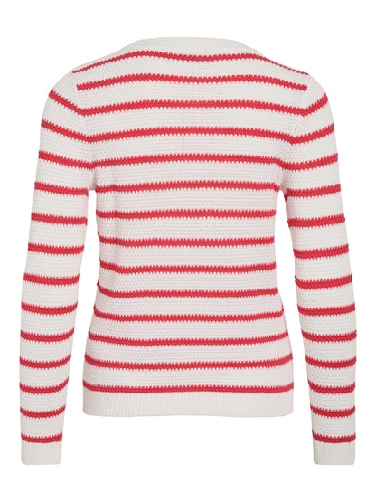 Dalo Long Sleeve Stripe Knit Top