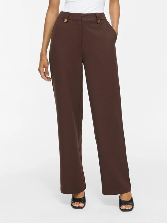 Clua High Waisted Wide Button Pants