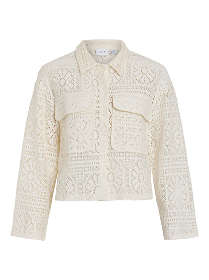Merinda Crochet Long Sleeve Shirt