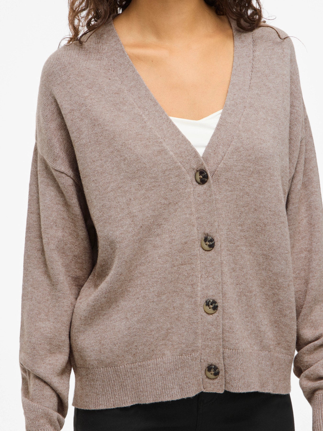 Ril V-Neck Knit Cardigan