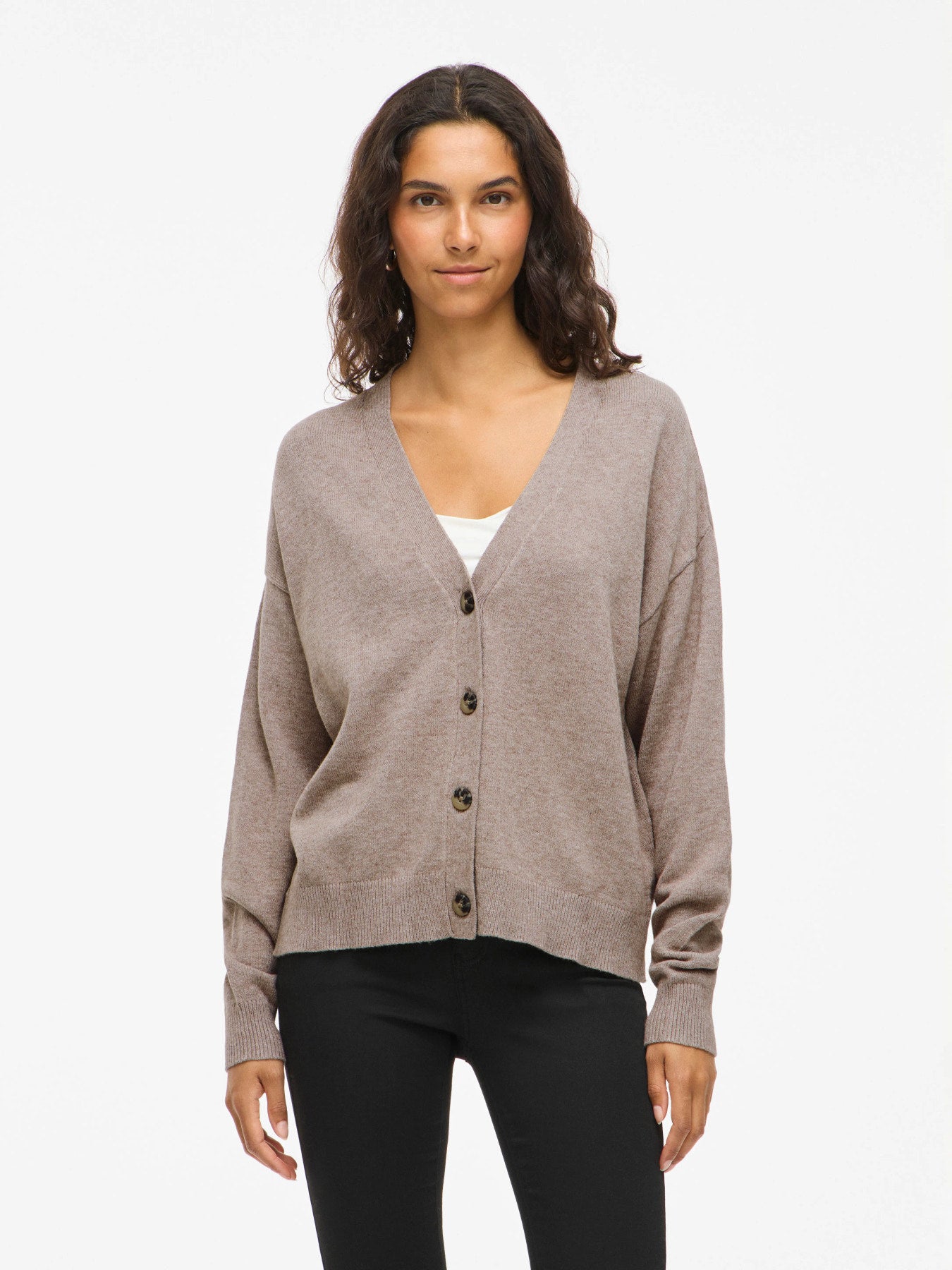 Ril V-Neck Knit Cardigan