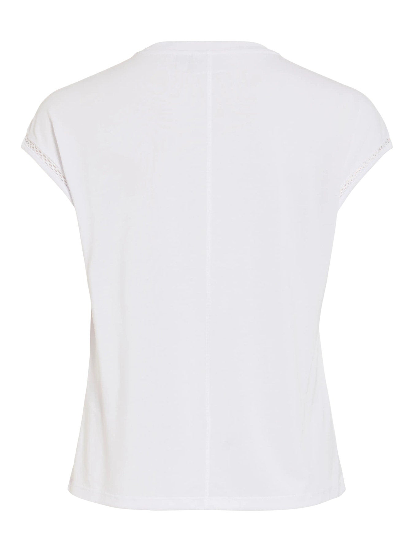 Modal Round Neck Lace Detail Top