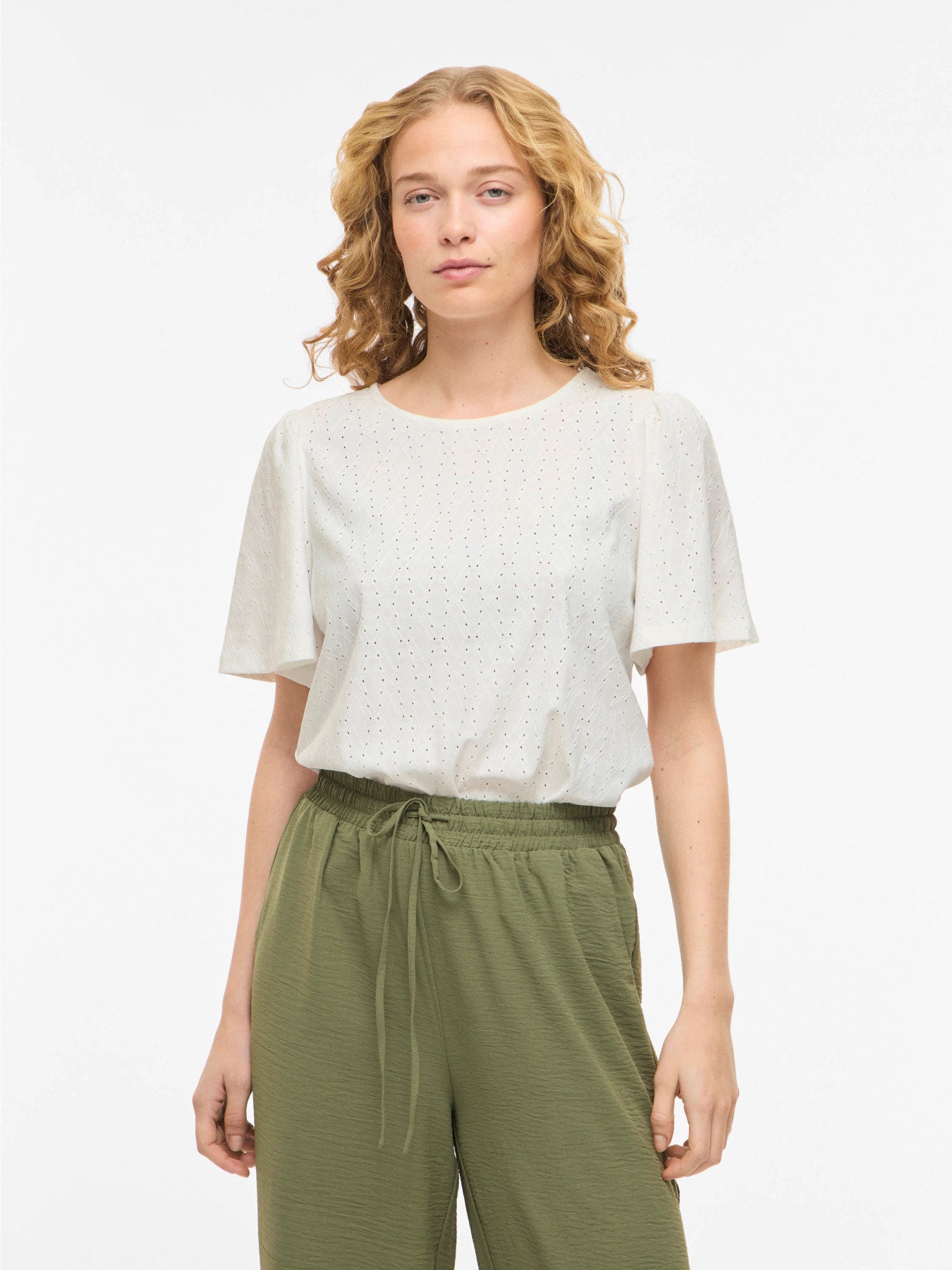 Belli Round Neck Short Sleeve Top