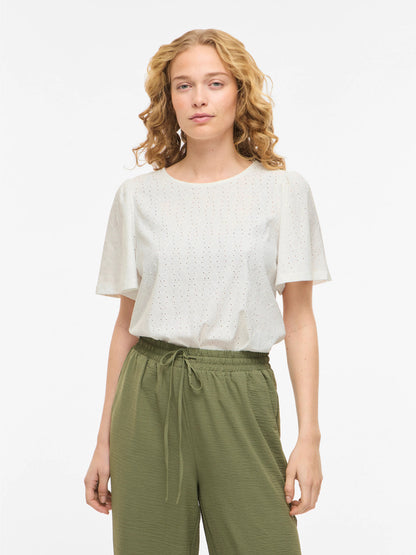Belli Round Neck Short Sleeve Top