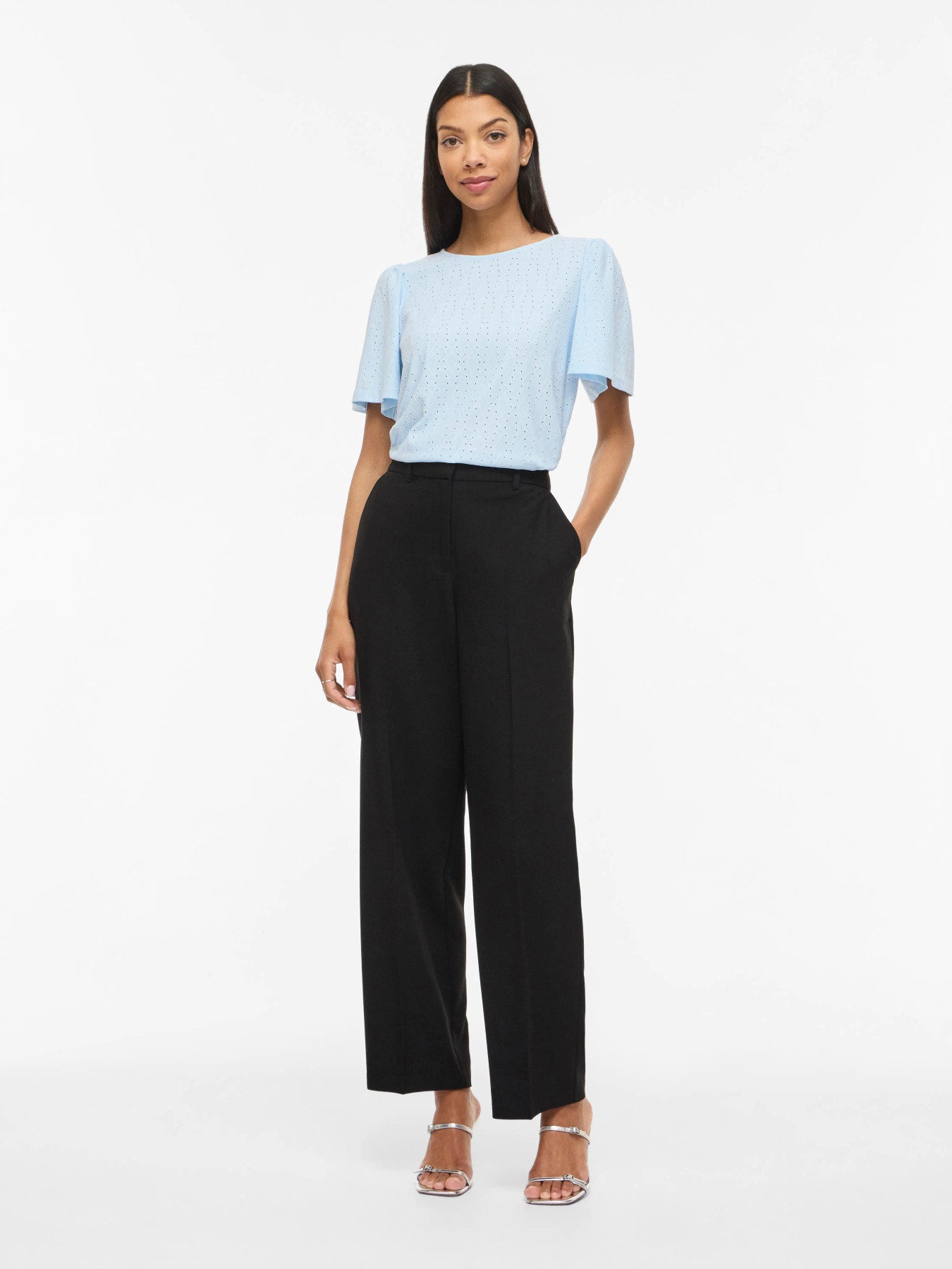 Belli Round Neck Short Sleeve Top