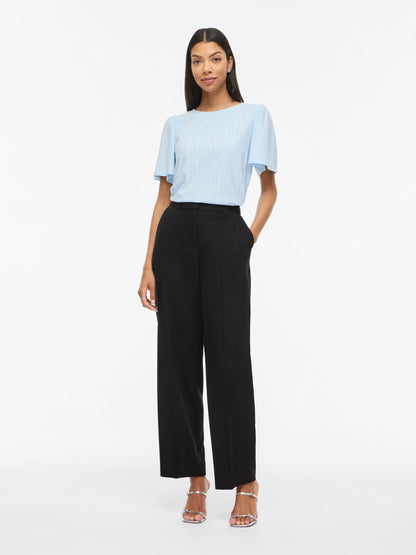 Belli Round Neck Short Sleeve Top