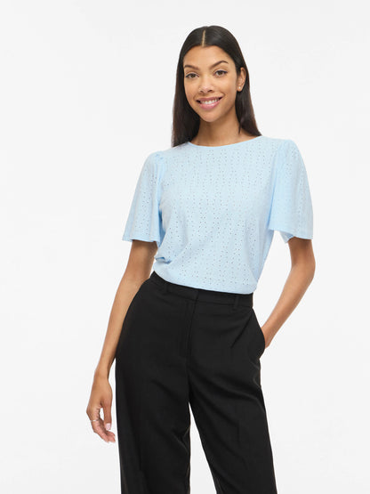 Belli Round Neck Short Sleeve Top