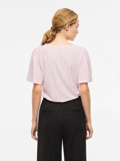 Belli Round Neck Short Sleeve Top