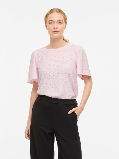 Belli Round Neck Short Sleeve Top