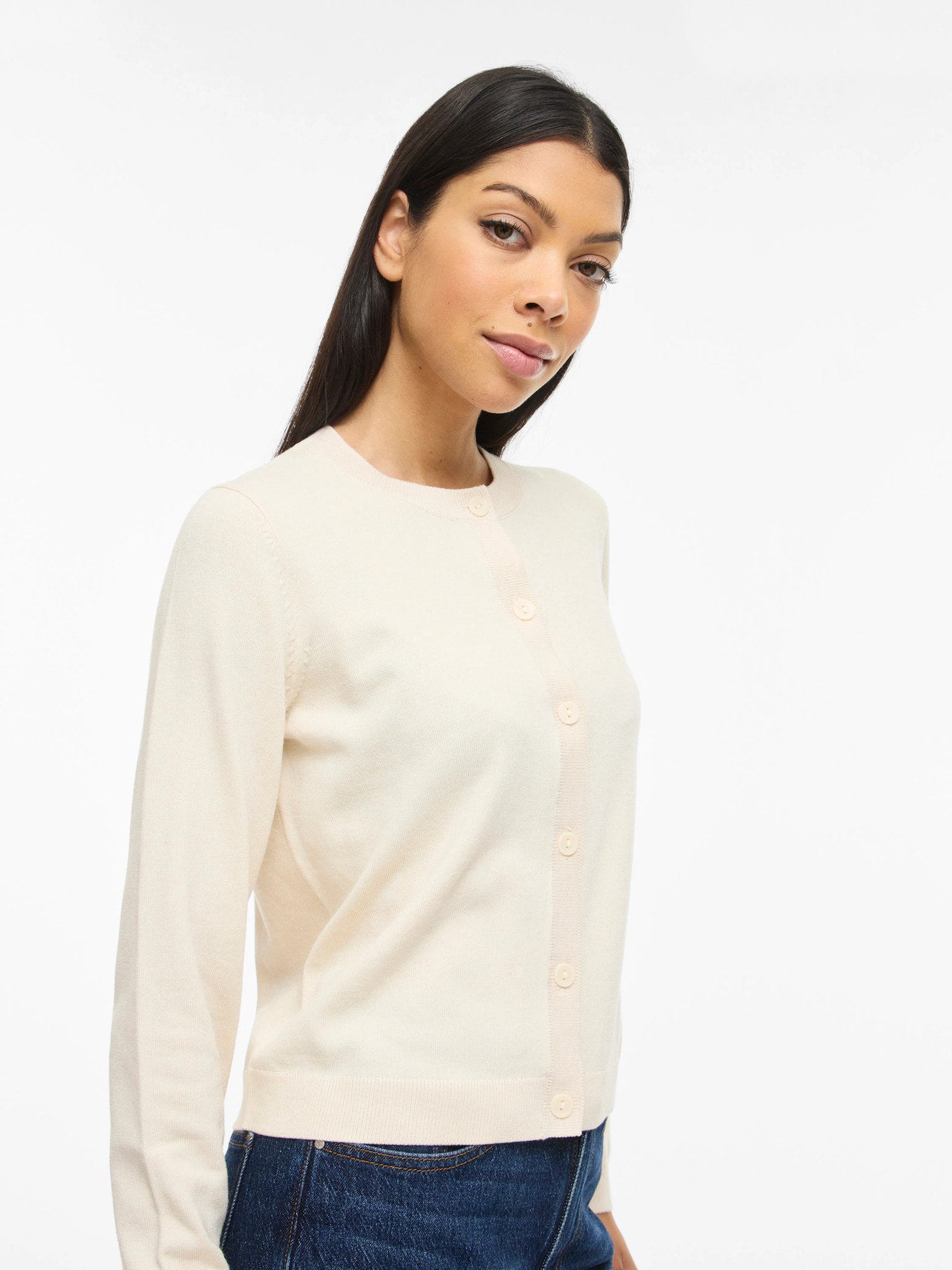 Malu O-Neck Knit Cardigan
