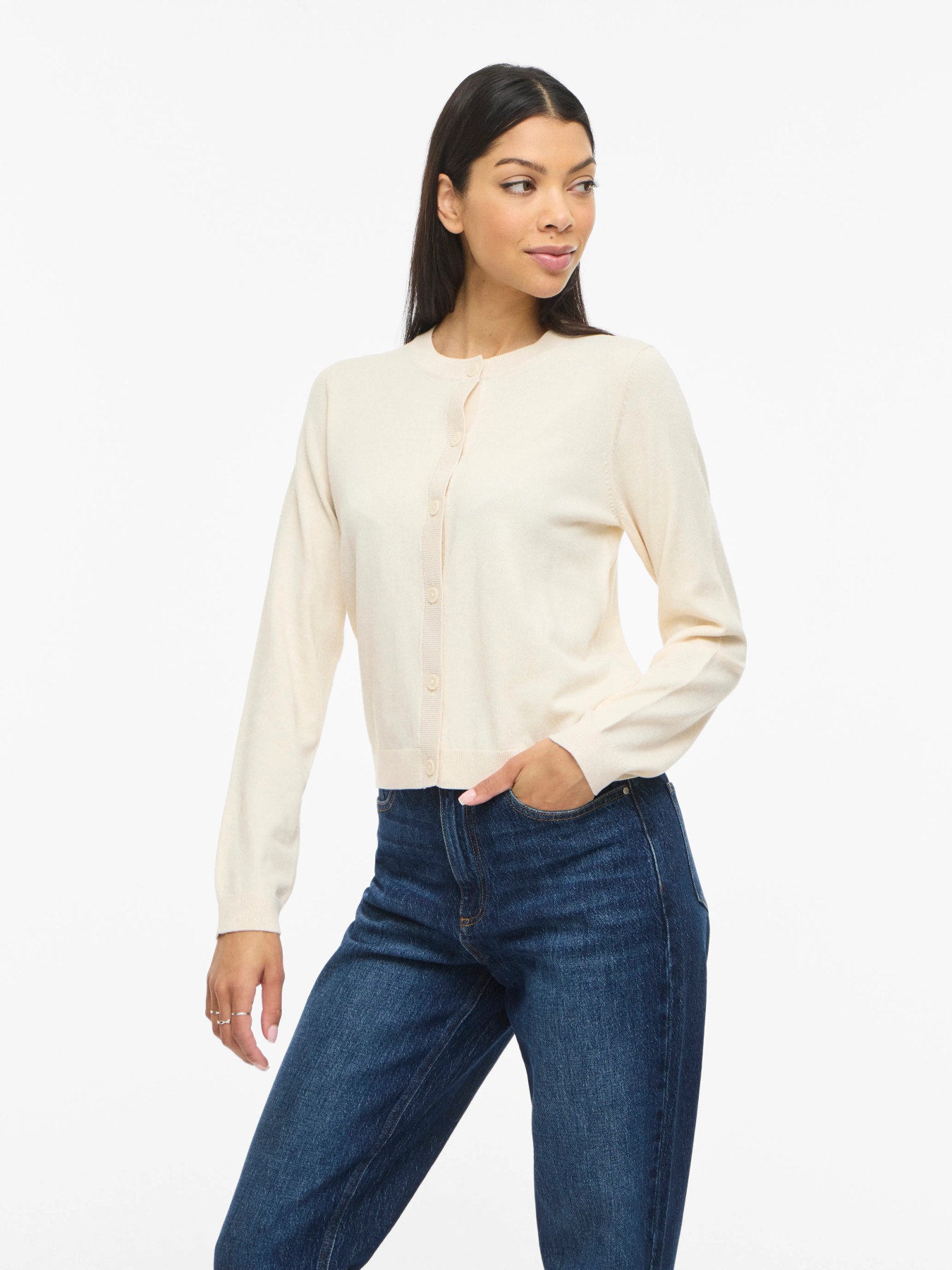 Malu O-Neck Knit Cardigan