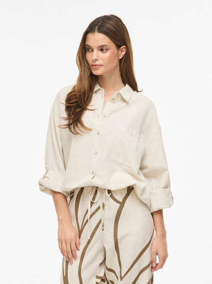 Prisilla Long Sleeve Loose Shirt
