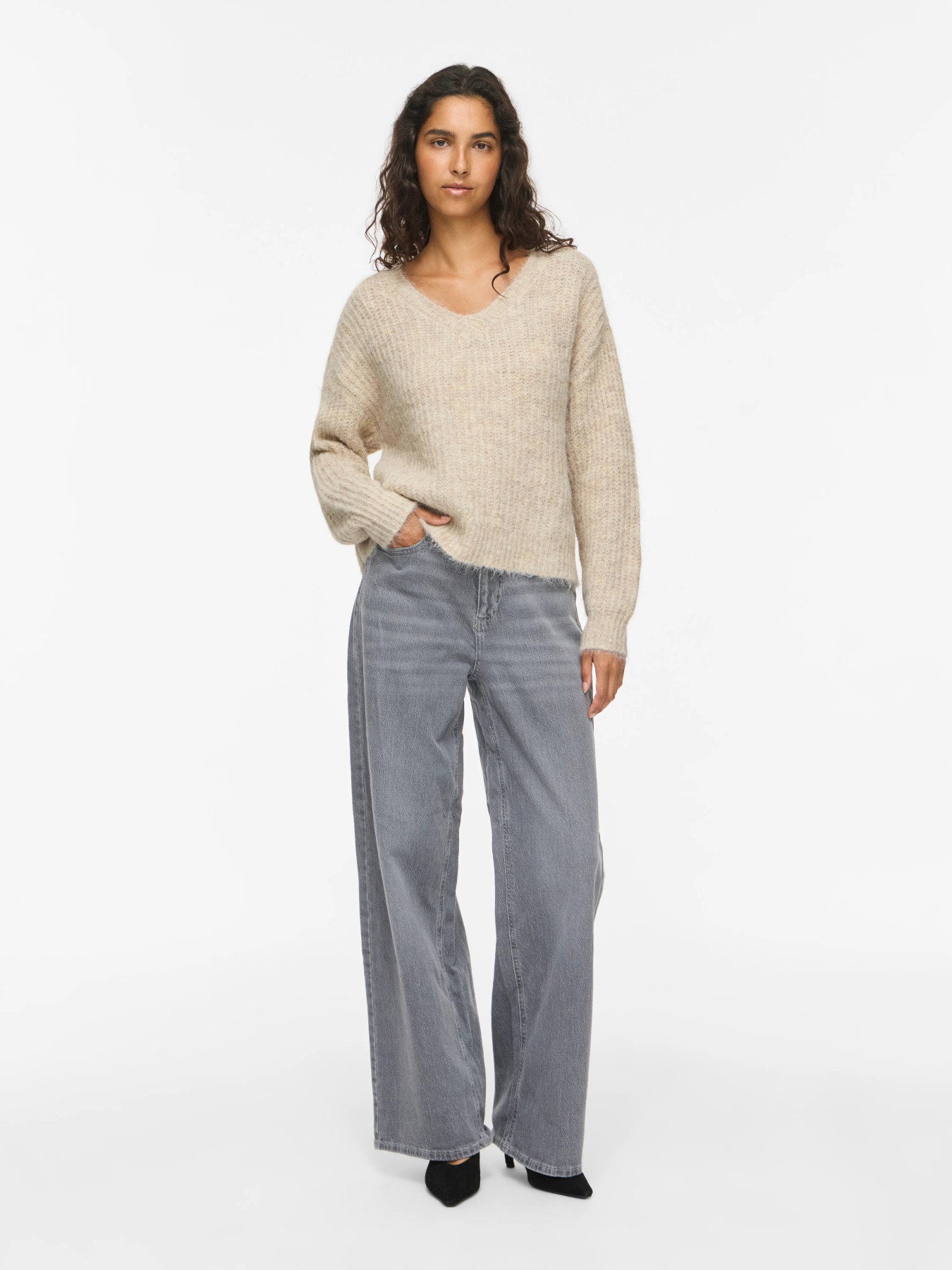 Lampe V-Neck Knit Top