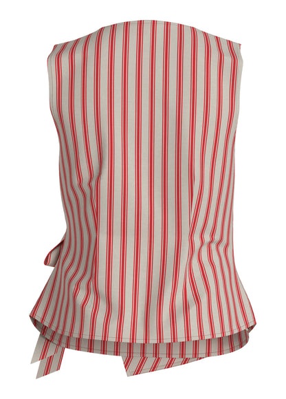 Prisilla V-Neck Knot Shirt