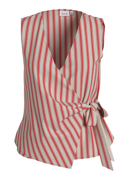 Prisilla V-Neck Knot Shirt