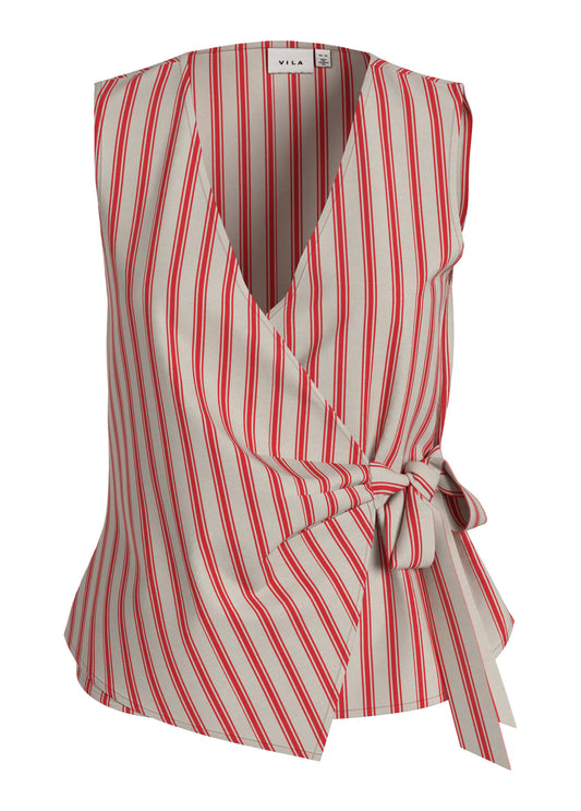 Prisilla V-Neck Knot Shirt