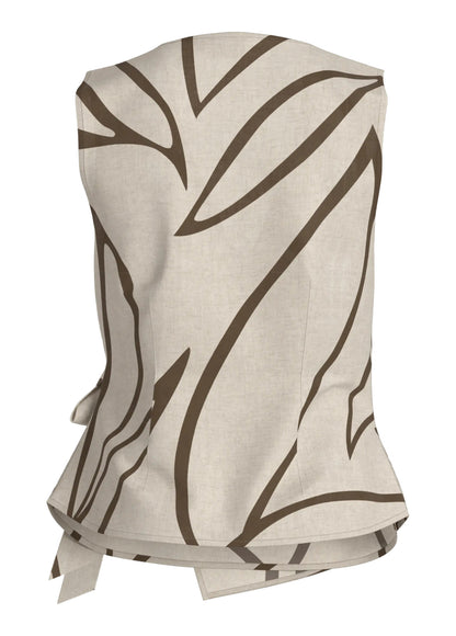 Prisilla V-Neck Knot Shirt