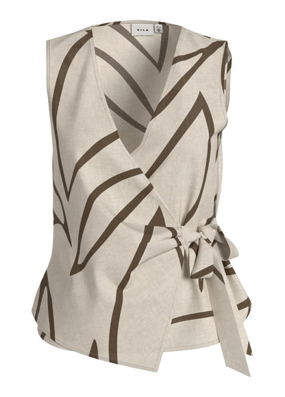 Prisilla V-Neck Knot Shirt