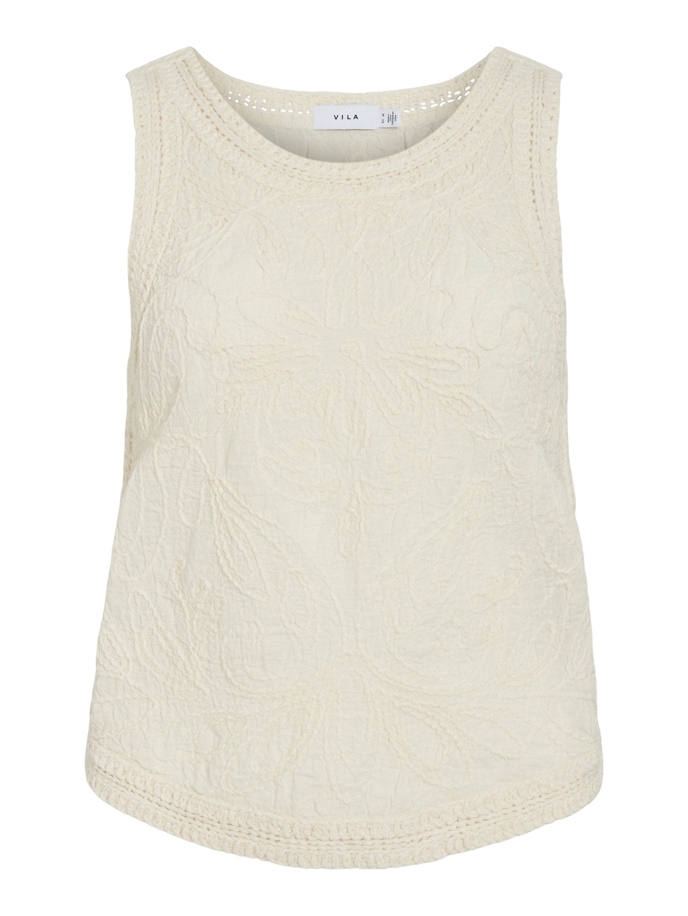 Toja Embroidered Detail Top