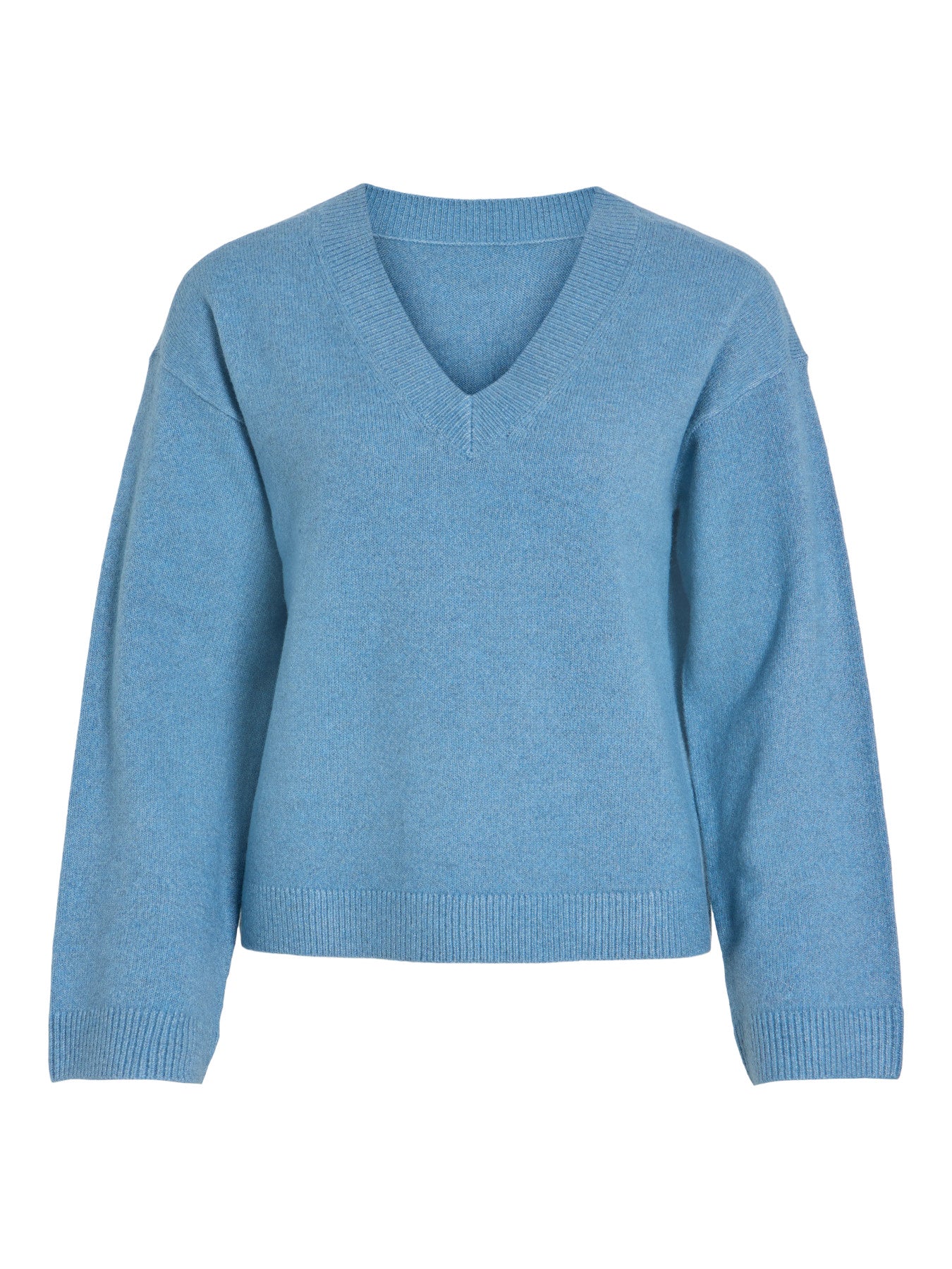 Liga Long Sleeve V-Neck Knit Top
