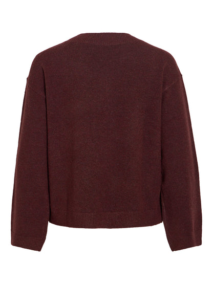 Liga Long Sleeve V-Neck Knit Top