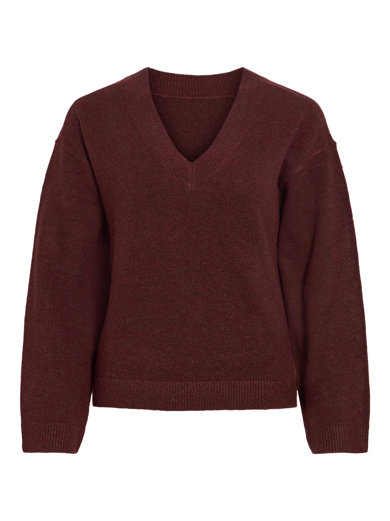 Liga Long Sleeve V-Neck Knit Top