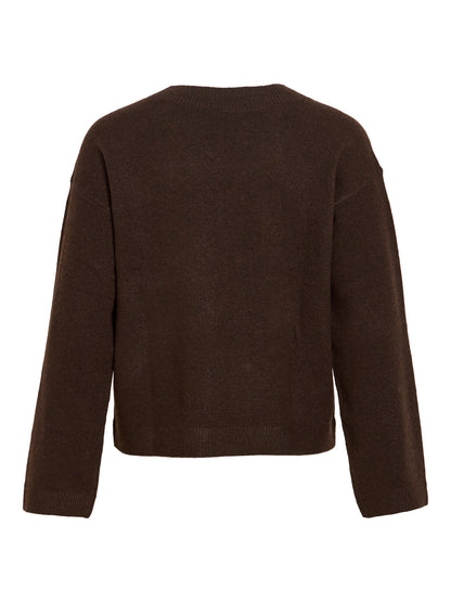 Liga Long Sleeve V-Neck Knit Top