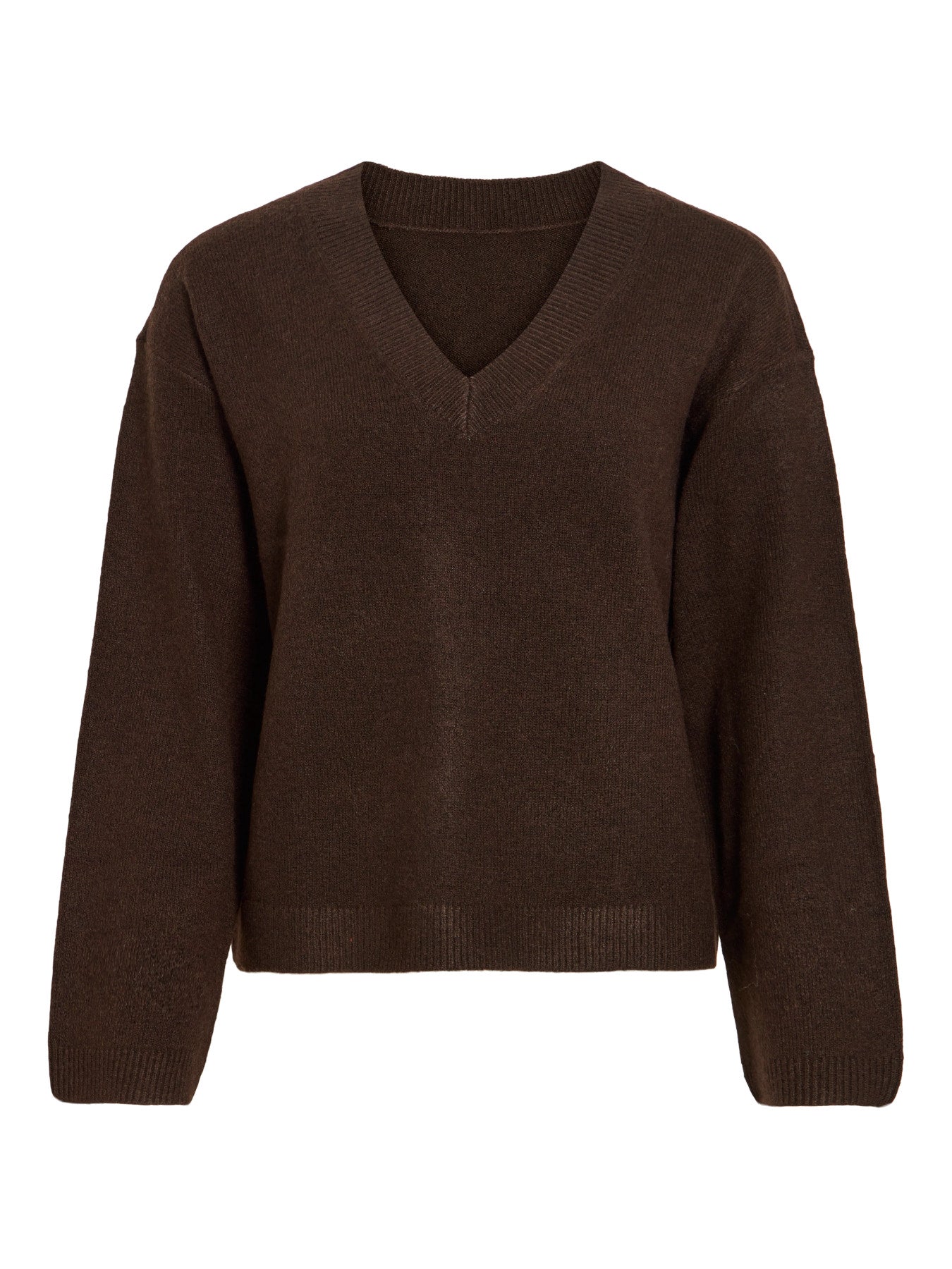 Liga Long Sleeve V-Neck Knit Top