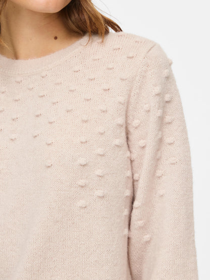 Tuli Long Sleeve Dot Knit Top