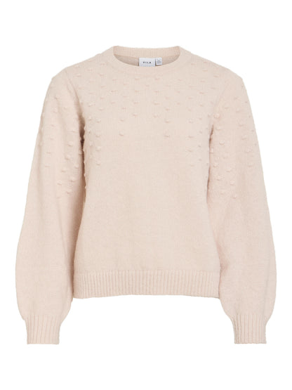 Tuli Long Sleeve Dot Knit Top